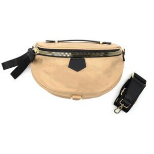 Nylon Fanny Pack, Beige